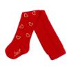 Picture of Little A Festive Hearts Collection Hazel Diamante Heart Tights - Red