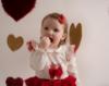 Picture of Little A Festive Hearts Collection Heidi Pom Pom Tulle Jam Pant Set - Snow White