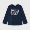 Picture of Mayoral Mini Girls Perfect Outift T-shirt - Navy