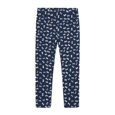Picture of Mayoral Mini Girls Bow Leggings - Navy
