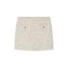 Picture of Mayoral Mini Girls Boucle Skort - Cream