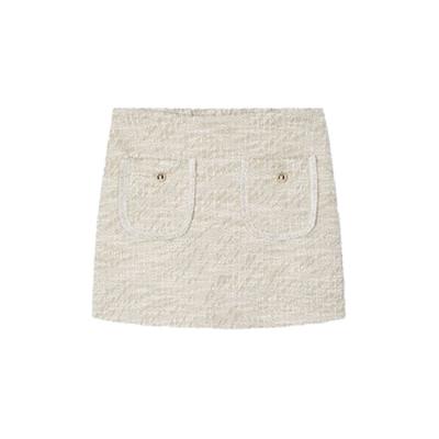 Picture of Mayoral Mini Girls Boucle Skort - Cream