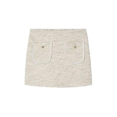 Picture of PRE-ORDER Mayoral Mini Girls Boucle Skort - Cream