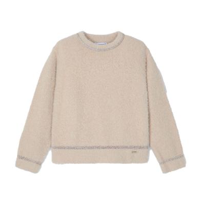 Picture of Mayoral Mini Girls Fluffy Jumper - Cream