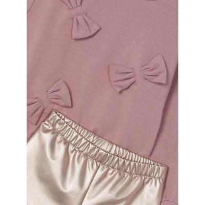 Picture of Mayoral Mini Girls Bow Legging Set - Pink