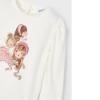 Picture of Mayoral Mini Girls Fashion Girls T-shirt - Cream Pink