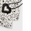 Picture of Mayoral Mini Girls Heart & Handbag Dress - Cream Black