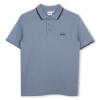 Picture of BOSS Boys Classic Logo Polo Shirt - Blue