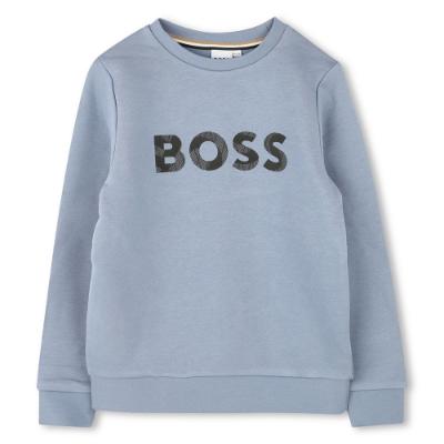 Picture of BOSS Boys Classic Logo Sweatshirt - Blue