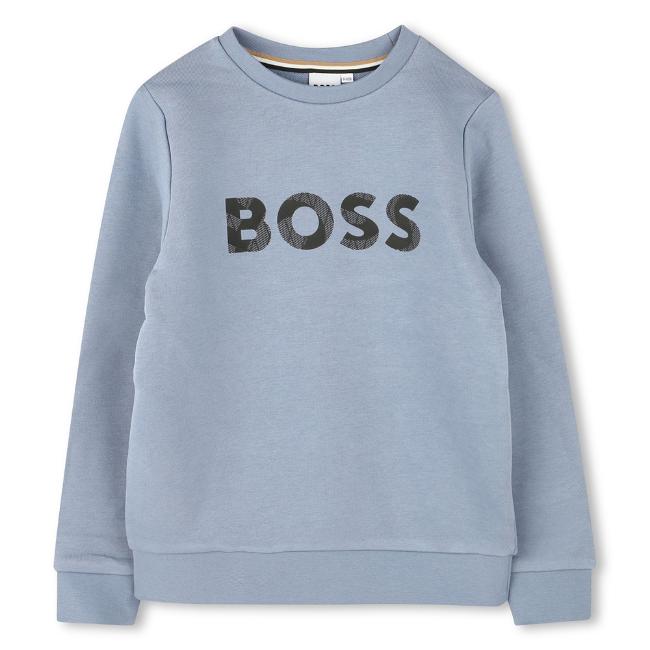 Picture of BOSS Boys Classic Logo Sweatshirt - Blue