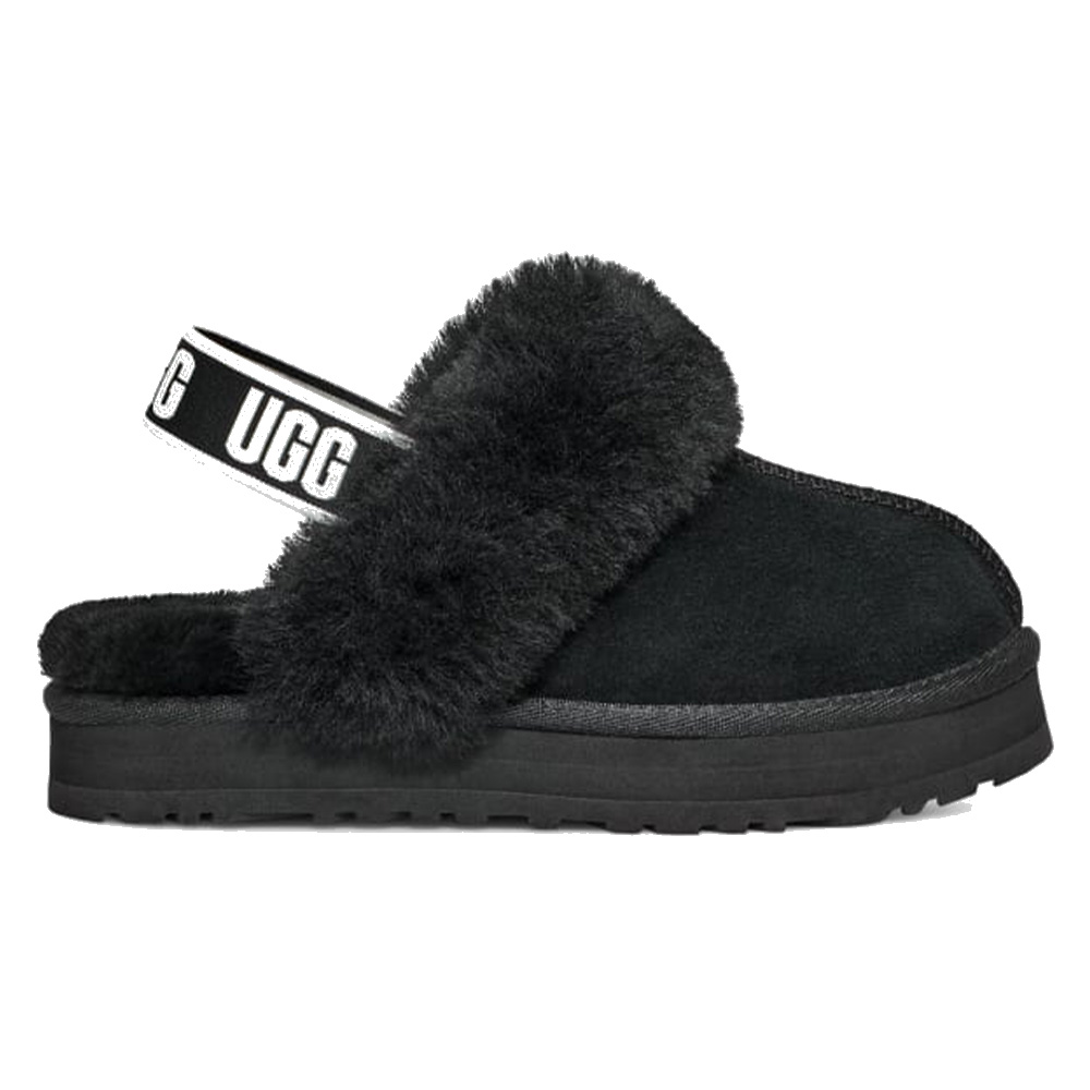 UGG Kids Funkette Slipper Black