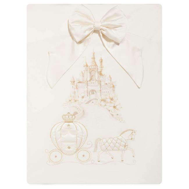 Picture of Sofija Baby Princess Padded Blanket - Ivory