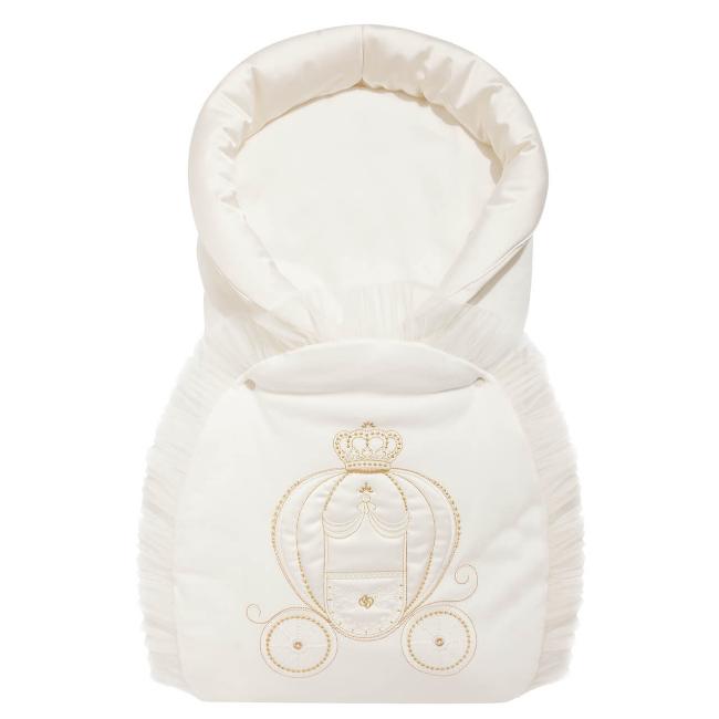 Picture of Sofija Baby Princess Padded Baby Nest - Ivory