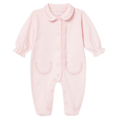 Picture of Sofija Baby Princess Front Opening Babygrow - Pink 