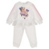 Picture of Monnalisa Bebe Girls Teddy Tracksuit - Ivory