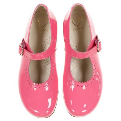 Picture of Panache Girls Mary Jane Shoe -  Fuchsia Patent 