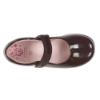 Picture of Lelli Kelly Classic School Dolly Shoe G Fitting - Brown Patent