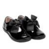 Picture of Lelli Kelly Girls Elizabeth Bow School Shoe F Fitting - Black Patent 