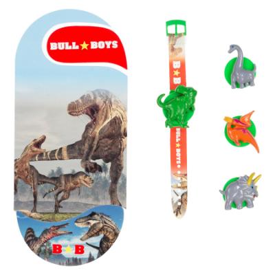 Picture of Bull Boys Dinosaur Scratch Lights Trainer - Green Yellow