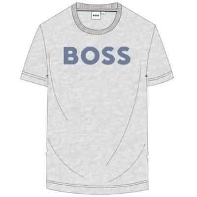 Picture of BOSS Boys Classic Logo T-shirt - Grey