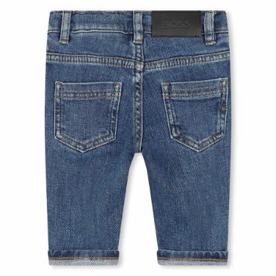 Picture of BOSS Toddler Boys Soft Denim Jeans - Mid Blue