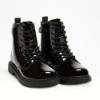 Picture of Lelli Kelly Harper Girls Ankle Boot Inside Zip - Black Patent 