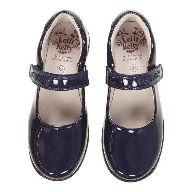 Picture of Lelli Kelly Classic School Dolly F Fit - Navy Patent 