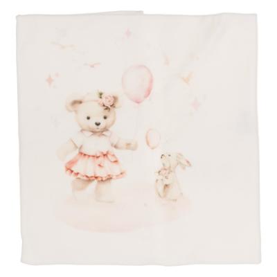 Picture of Jamiks Kids Baby Girls Alida Swaddle/Blanket  - Ivory Pink