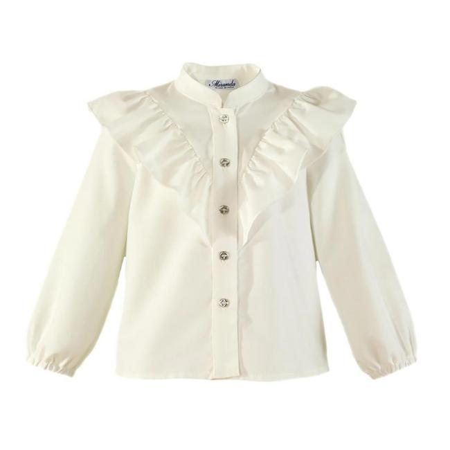 Picture of Miranda Girls Rosie Collection Blouse  - Cream