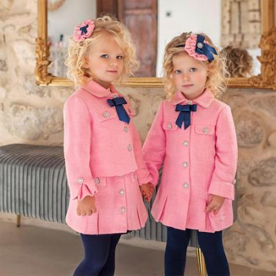 Picture of Miranda Girls Rosie Collection Jacket & Skirt Set X 2  - Rosa Pink