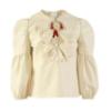 Picture of Miranda Girls Elizabeth Collection Blouse & Skort Set X 2  - Cream Burgundy