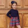 Picture of Abel & Lula Girls Winter Collection Box Jacket & Shorts Set X 2 - Navy