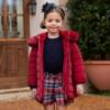 Picture of Abel & Lula Girls Winter Collection Box Jacket & Shorts Set X 2 - Navy