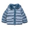 Picture of Abel & Lula Girls Winter Collection Detachable Hood Puffer  Coat - Blue 