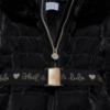 Picture of Abel & Lula Girls Winter Collection Logo Belted Coat - Black