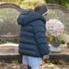 Picture of Abel & Lula Girls Winter Collection Detachable Hood Puffer  Coat - Navy Blue