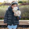 Picture of Abel & Lula Girls Winter Collection Detachable Hood Puffer  Coat - Navy Blue