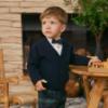 Picture of Abel & Lula Toddler Boys Winter Collection Cardigan - Navy Blue