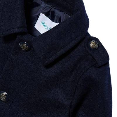 Picture of Abel & Lula Toddler Boys Winter Collection Traditional Style Coat - Navy Blue