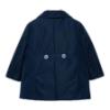 Picture of Abel & Lula Toddler Boys Winter Collection Trench Coat With Interior Vest - Navy Beige