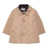 Picture of Abel & Lula Toddler Boys Winter Collection Trench Coat With Interior Vest - Beige Navy 