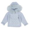 Picture of Mac Ilusion Baby Abrazar Collection Knitted Coat With Hood - Cloud Blue