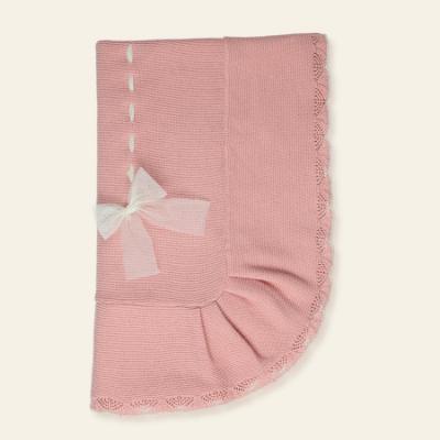 Picture of Mac Ilusion Baby Admirar Collection Boxed Ruffle Shawl - Orchid Pink