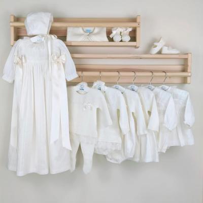 Picture of Mac Ilusion Baby Iluminar Collection Muslin Lace Trimmed Sweater Culotte Bonnet Booties Set X 5 - Ivory 