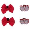 Picture of Lelli Kelly Luna 2 With Detachable Butterfly School Shoe F Fitting - Red Patent 