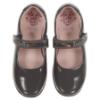 Picture of Lelli Kelly Carrie 2 With Detachable Princess Coach School Shoe F Fitting - Grey Patent