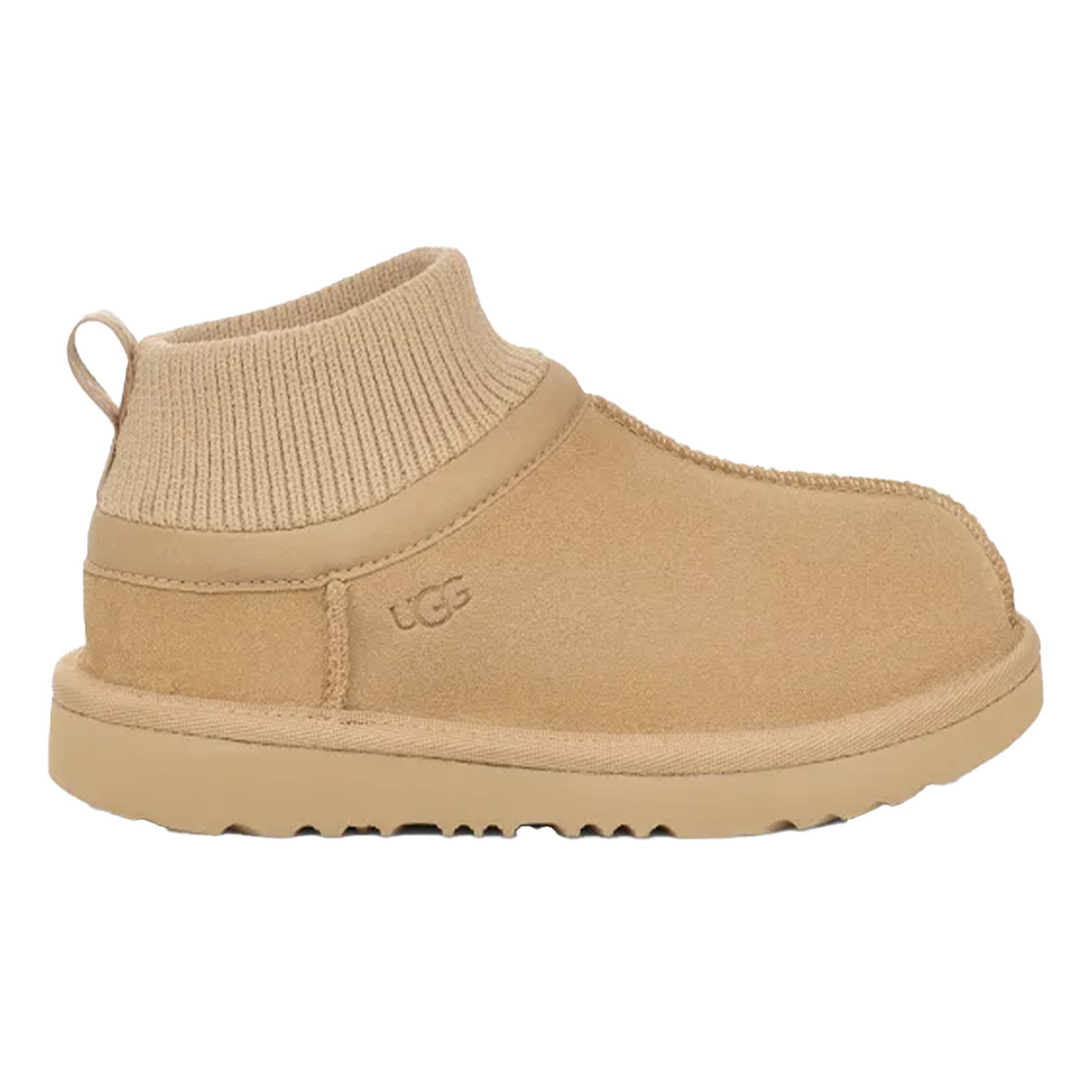 UGG Kids Classic Ultra Stretch Cuff Boot Mustard Seed