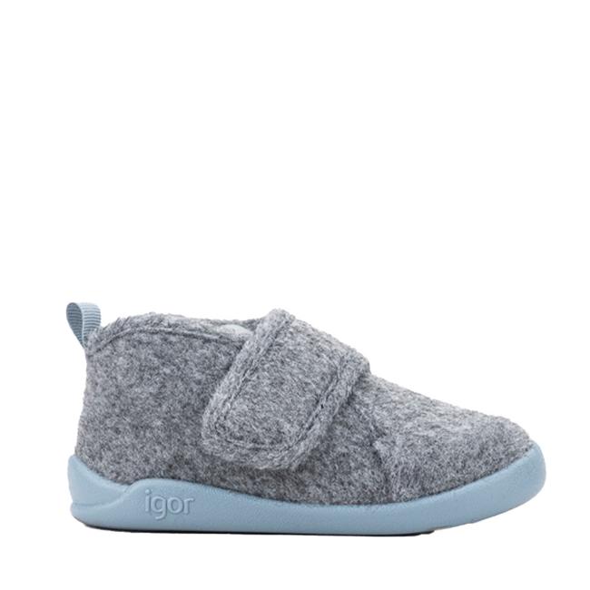 Picture of Igor Homie MC Plush Easy On Slipper - Grey Blue