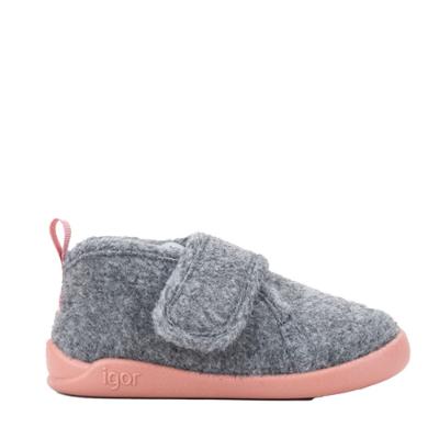 Picture of Igor Homie MC Plush Easy On Slipper - Grey Pink