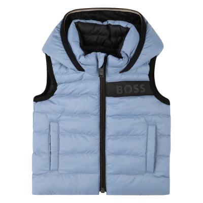 Picture of BOSS Toddler Boys Reversible Padded Gilet - Blue